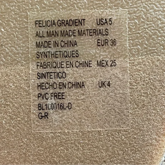 NWT Sam Edelman Felicia Gradient Ballerina Flats Size 5 - Picture 7 of 10